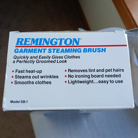 Remington Garment Steaming Brush handheld VTG wrinkle lint remover travel size - Picture 16 of 17